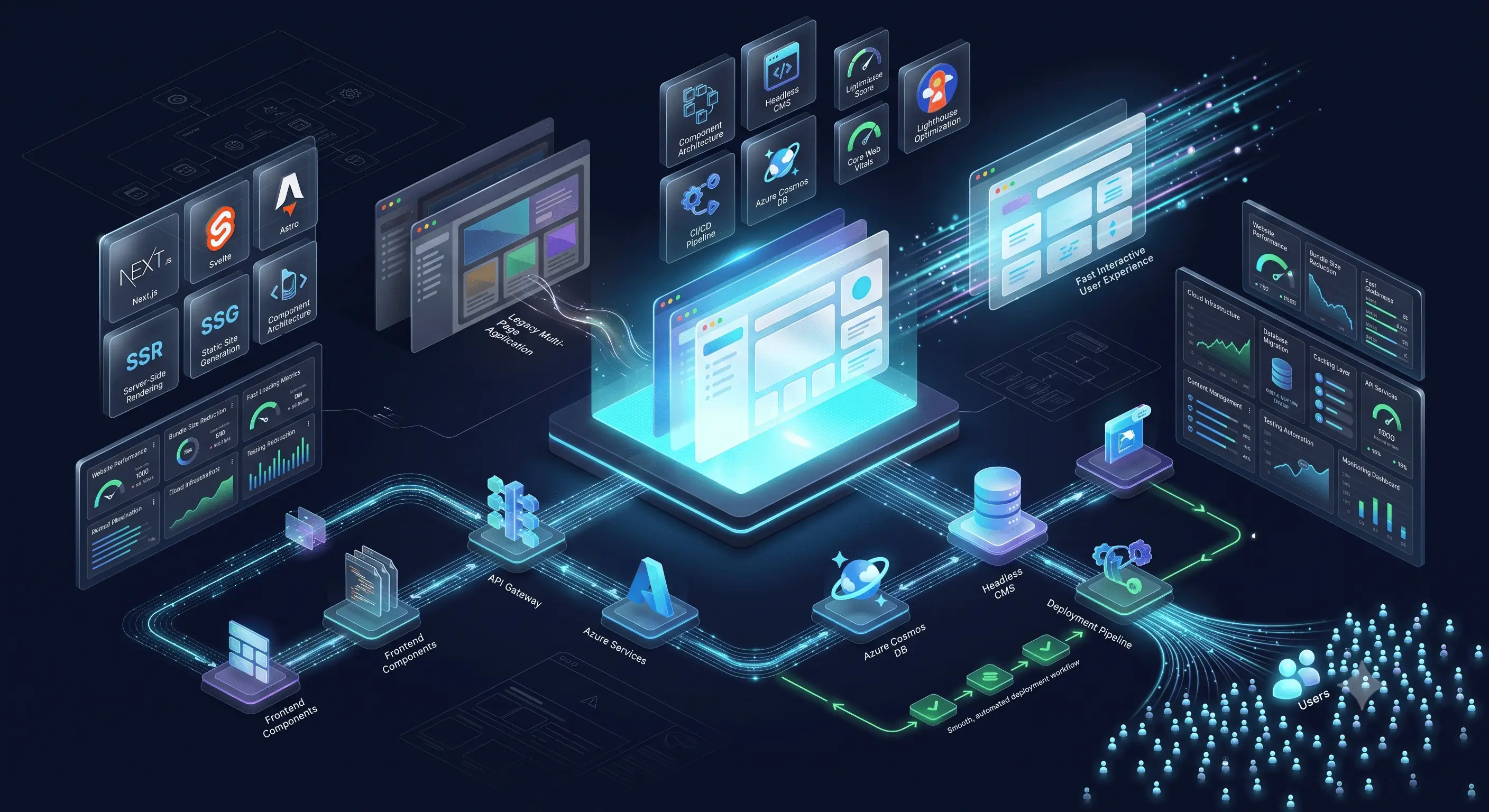 Senior frontend engineering work for a UK-based technology company