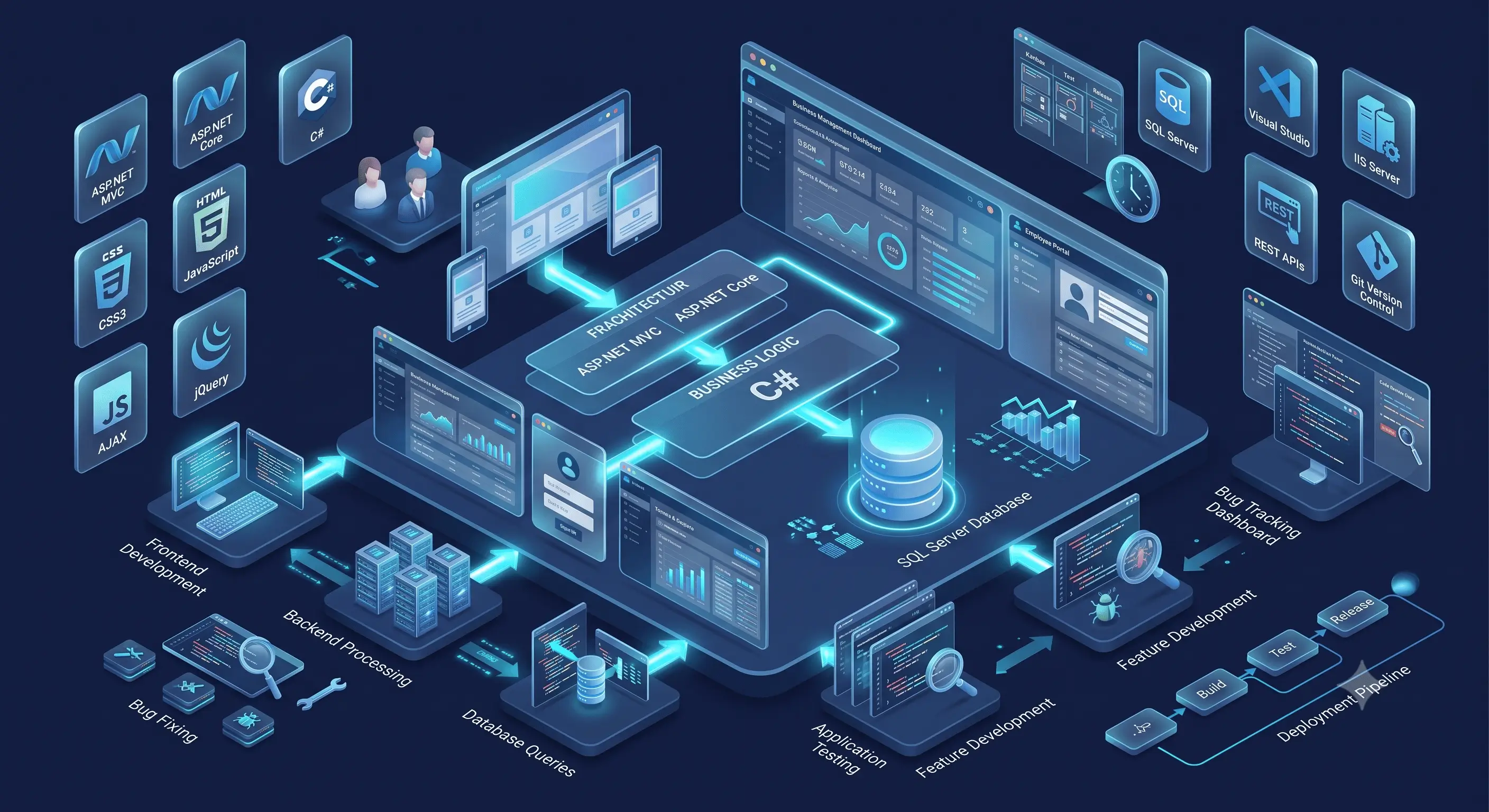 ASP.NET and enterprise software development experience